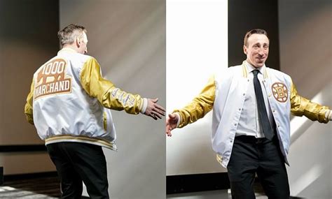 IN PHOTOS: Brad Marchand reveals special gold jacket as